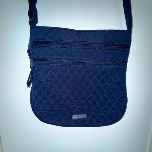 Vera Bradley Handbags - Vera Bradley Navy Blue Quilted Crossbody Hipster Lightweight Bag